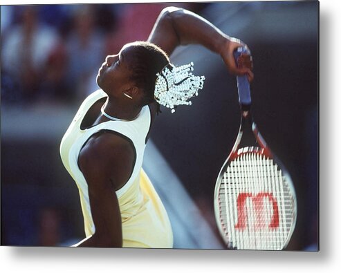 Tennis Metal Print featuring the photograph Tennis Us Open 1999 by Mark Sandten