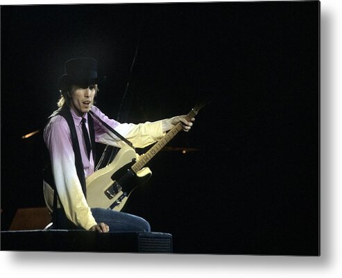 San Francisco Metal Print featuring the photograph Tom Petty Performs Live by Richard Mccaffrey