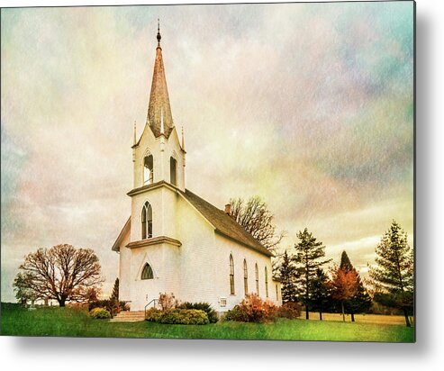 Church Metal Print featuring the photograph Valley Grove Churches #3 by Patti Deters