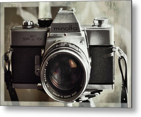 35mm Metal Print featuring the photograph Vintage Minolta by JAMART Photography