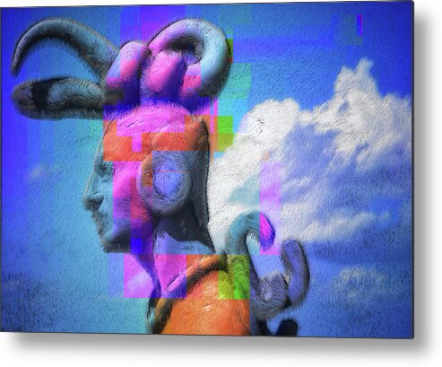 Warrior Metal Print featuring the photograph Warrior by Skip Hunt
