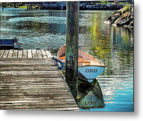 Rowboat Metal Print featuring the photograph Whitehall Rowboat Coco by Cordia Murphy