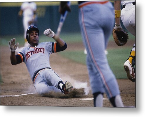 1980-1989 Metal Print featuring the photograph 1984 World Series by Focus On Sport