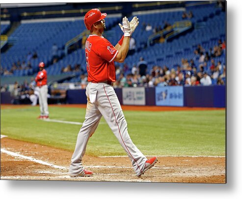 Ninth Inning Metal Print featuring the photograph Albert Pujols by Brian Blanco