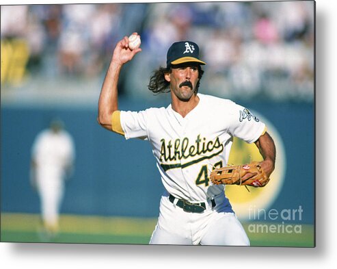 1980-1989 Metal Print featuring the photograph Dennis Eckersley #1 by Ron Vesely