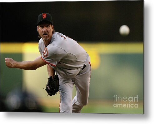 People Metal Print featuring the photograph Randy Johnson #1 by Otto Greule Jr