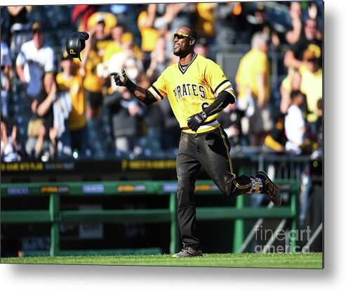 People Metal Print featuring the photograph Starling Marte #1 by Joe Sargent