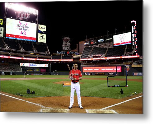 Yoenis Cespedes Metal Print featuring the photograph Yoenis Cespedes #1 by Elsa