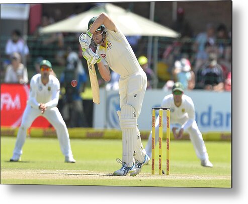 International Match Metal Print featuring the photograph South Africa v Australia - 2nd Test: Day 3 #11 by Gallo Images