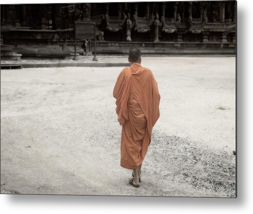 Thailand Metal Print featuring the photograph Monastic by Damian Morphou