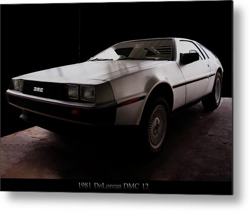 Classic Cars Metal Print featuring the photograph 1981 DeLorean DMC 12 by Flees Photos
