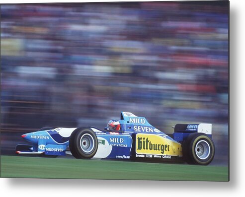 People Metal Print featuring the photograph 1995 Argentine Gp by Pascal Rondeau