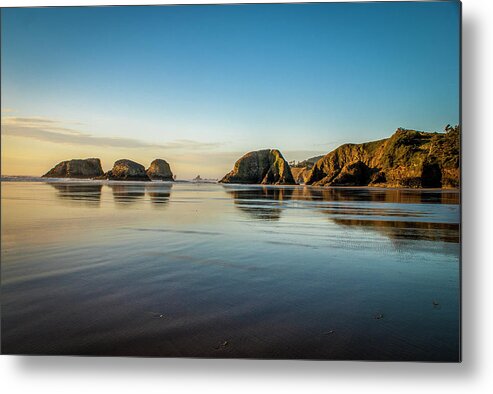 Cannon Beach Oregon Metal Print featuring the photograph Cannon Beach Oregon #2 by Donald Pash