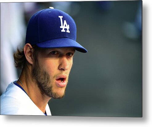 People Metal Print featuring the photograph Clayton Kershaw #2 by Harry How