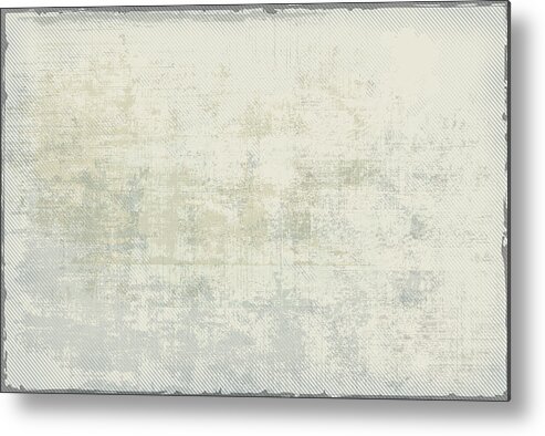 Stained Metal Print featuring the drawing Empty Vintage Background #2 by AF-studio