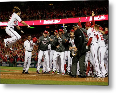 Playoffs Metal Print featuring the photograph Jayson Werth by Rob Carr