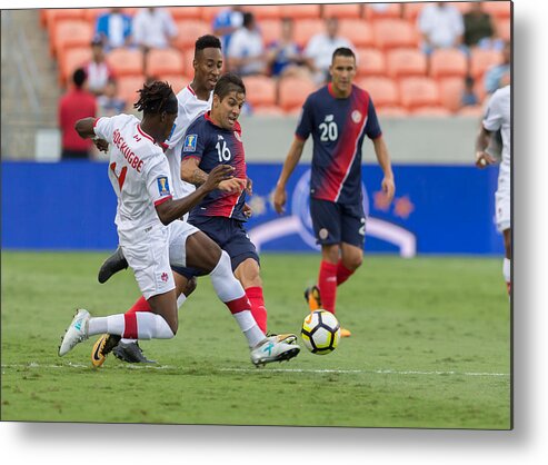 International Match Metal Print featuring the photograph SOCCER: JUL 11 CONCACAF Gold Cup Group A - Costa Rica v Canada #2 by Icon Sportswire