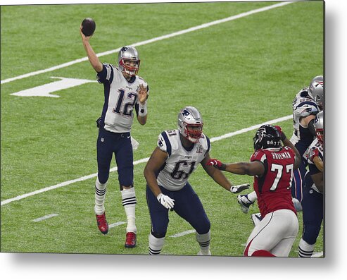 Most Valuable Player Metal Print featuring the photograph Super Bowl LI - New England Patriots v Atlanta Falcons #20 by Focus On Sport