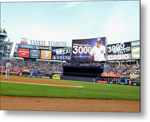People Metal Print featuring the photograph Alex Rodriguez #3 by Al Bello