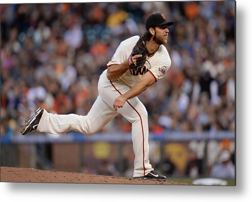 San Francisco Metal Print featuring the photograph Madison Bumgarner by Thearon W. Henderson
