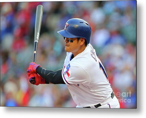 People Metal Print featuring the photograph Shin-soo Choo #3 by Rick Yeatts