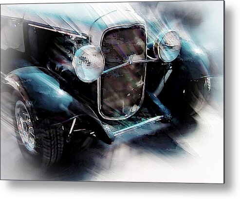 Ford Metal Print featuring the digital art 34 Ford by David Manlove