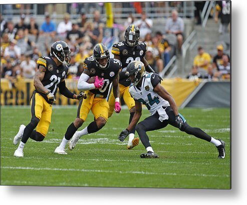 Heinz Field Metal Print featuring the photograph Jacksonville Jaguars v Pittsburgh Steelers #4 by Justin K. Aller