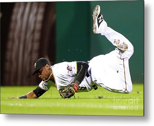 People Metal Print featuring the photograph Starling Marte #4 by Jared Wickerham