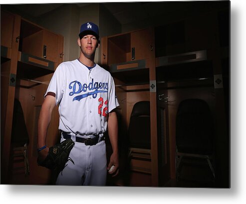 Media Day Metal Print featuring the photograph Clayton Kershaw by Christian Petersen