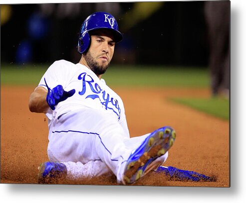 People Metal Print featuring the photograph Eric Hosmer #5 by Jamie Squire