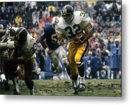 Sports Ball Metal Print featuring the photograph Pittsburgh Steelers v Buffalo Bills #8 by Focus On Sport