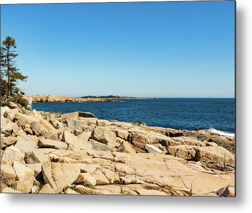 Acadia Metal Print featuring the photograph Acadia National Park - Coastal Maine by Amelia Pearn