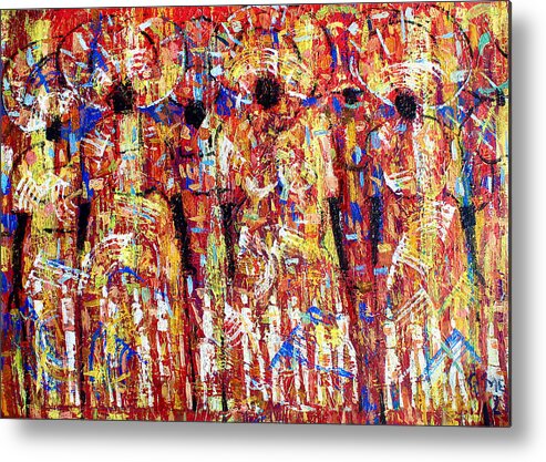 Africa Metal Print featuring the painting All You Need by Jimmy Malinga