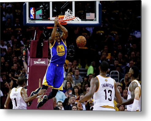 Playoffs Metal Print featuring the photograph Andre Iguodala by Ezra Shaw