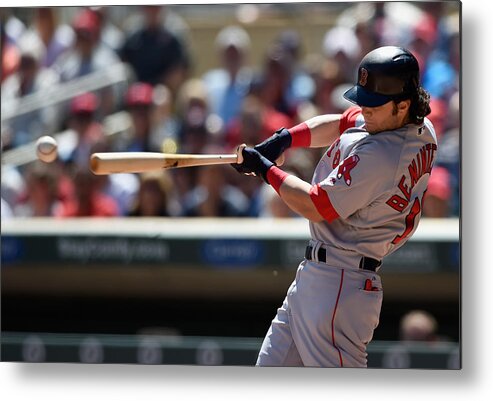 Second Inning Metal Print featuring the photograph Andrew Benintendi by Hannah Foslien