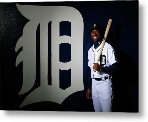 Media Day Metal Print featuring the photograph Austin Jackson by Kevin C. Cox