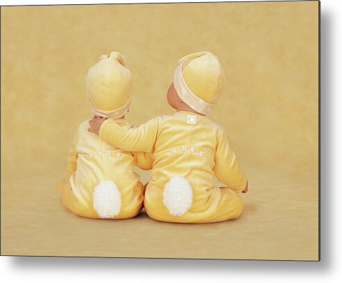 Bunnies Metal Print featuring the photograph Baby Bunnies #2 by Anne Geddes