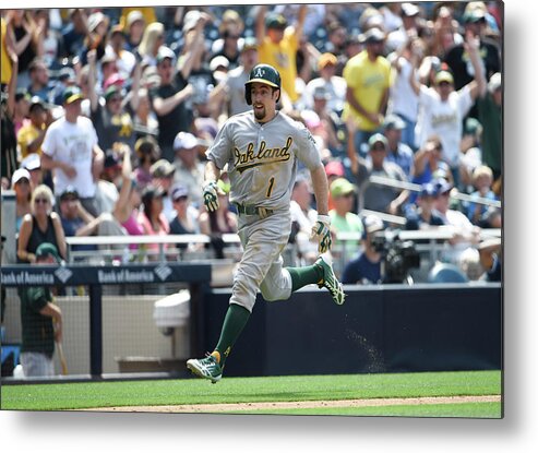 Ninth Inning Metal Print featuring the photograph Billy Burns by Denis Poroy