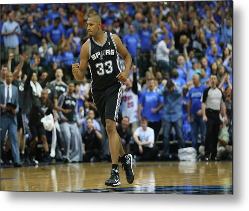 Playoffs Metal Print featuring the photograph Boris Diaw by Ronald Martinez