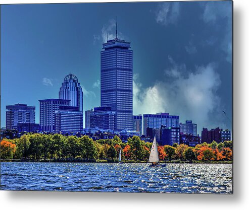 Boston Metal Print featuring the photograph Boston Skyline 2 by Kevin Fortier