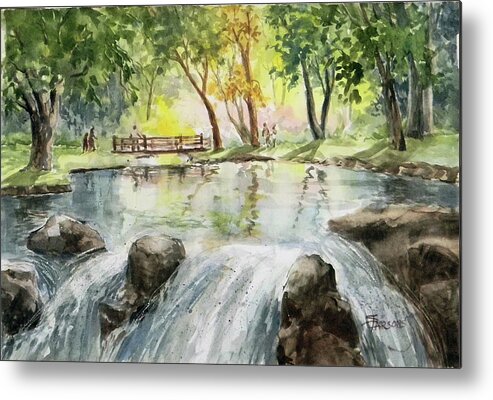 Parsons Metal Print featuring the painting Boyle Park by Sheila Parsons