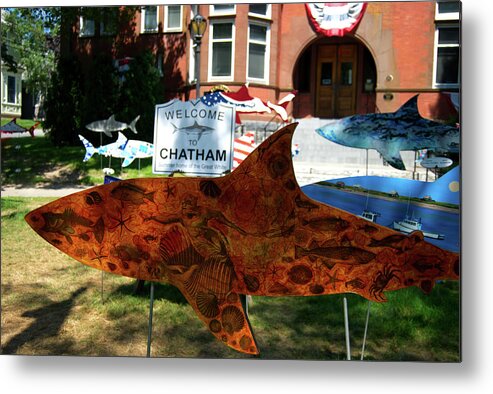 Cape Cod Metal Print featuring the photograph Cape Cod Welcome to Chatham by Flinn Hackett