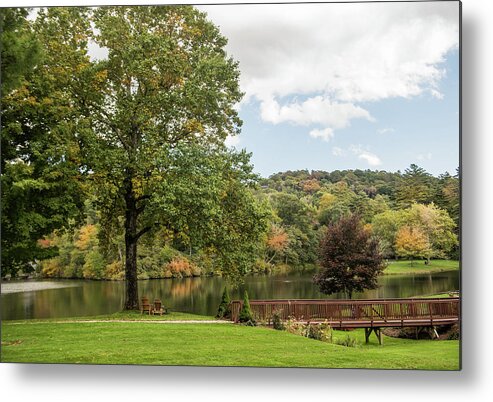 Chetola Lodge Metal Print featuring the photograph Chetola Lodge In The Fall by Cynthia Wolfe