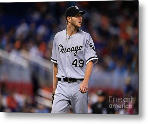 Three Quarter Length Metal Print featuring the photograph Chris Sale by Rob Foldy