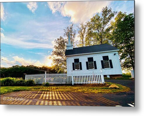  Metal Print featuring the photograph Church by John Gisis