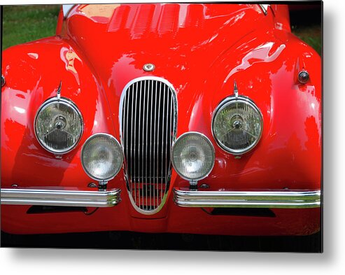 Automobiles Metal Print featuring the photograph Classic Nose by John Schneider
