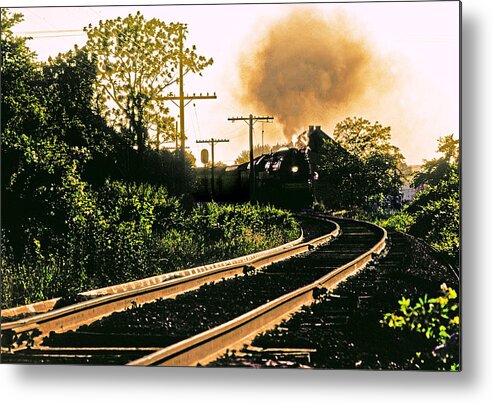 Nostalgia Metal Print featuring the photograph Coal Smoke and Creosote by Steve Ember