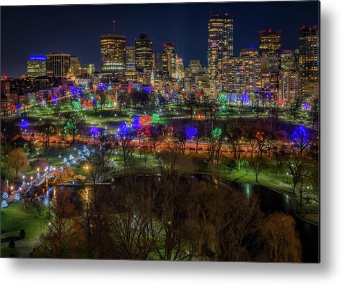 Boston Metal Print featuring the photograph December Evening in Boston by Kristen Wilkinson