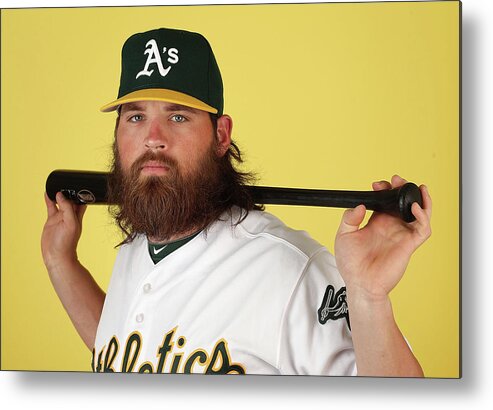 Media Day Metal Print featuring the photograph Derek Norris by Christian Petersen