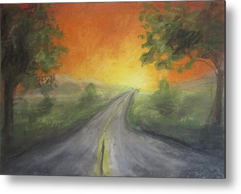Journey Metal Print featuring the painting Destined Fate by Jen Shearer